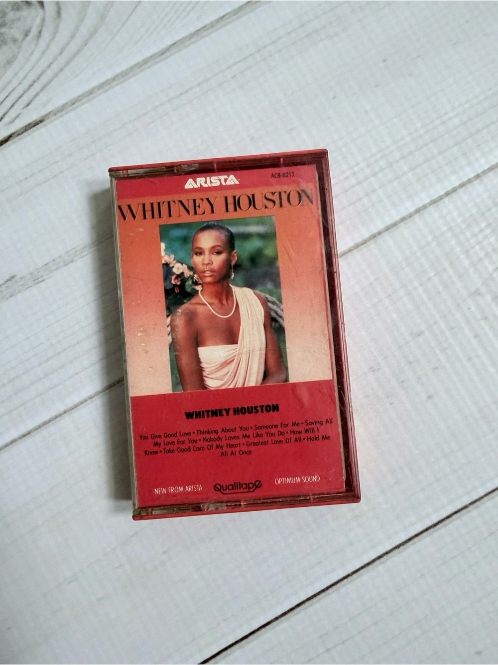 Whitney Houston Cassette Tape - Red Cover